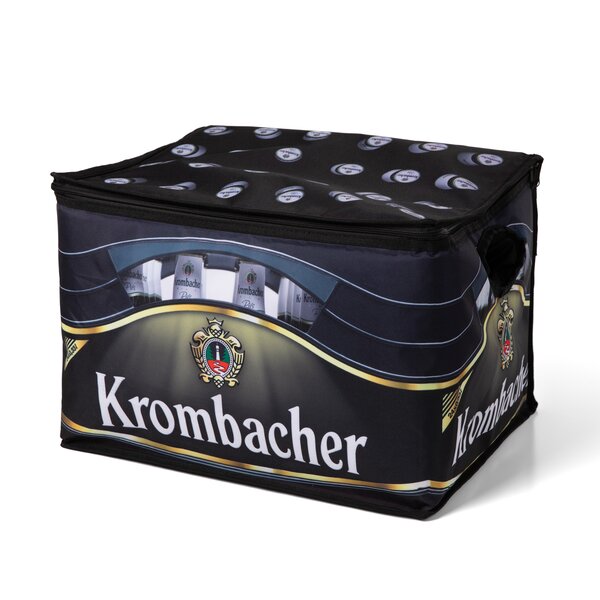 Kühltasche in Optik einer Kormbacher Pils Kiste.