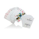 Skat Spielkarten mit Krombacher Logo auf der Rückseite.